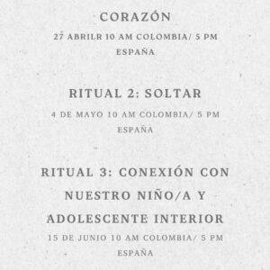 TRES RITUALES PARA TI